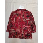 YOTQUSKI Women's Tops Casual Blouses Long-Sleeved T-Shirts Red