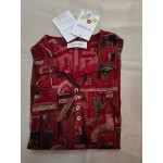 YOTQUSKI Women's Tops Casual Blouses Long-Sleeved T-Shirts Red