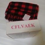 CFLVAEK Scarfs Women's Fashion Long Shawl Big Grid Winter Warm Lattice Large Scarf