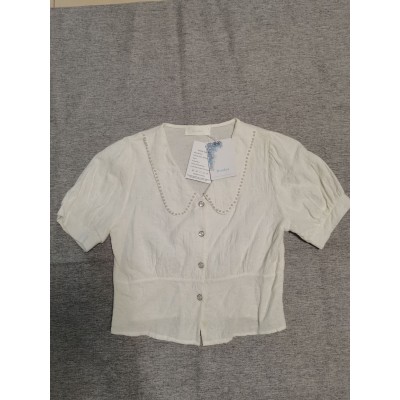 Bvodoz Women's Casual Loose Tops SHort Sleeve Light Weight T Shirt Blouses