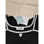 TBSPRJLT Women's Short Sleeve Soft Square Neck Button Down Dress