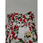 PDFBR Womens Tops Floral Summer Square Neck Blouse Short Sleeve Up Shirts