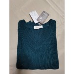 ZhuozoIY Women's Knit Shirts V Neck Long Sleeve Casual Sweater