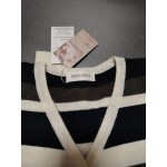 MIVAMIYA Women's Blouses Casual Long Sleeve Crewneck Color Block Knit Sweatershirt Tops