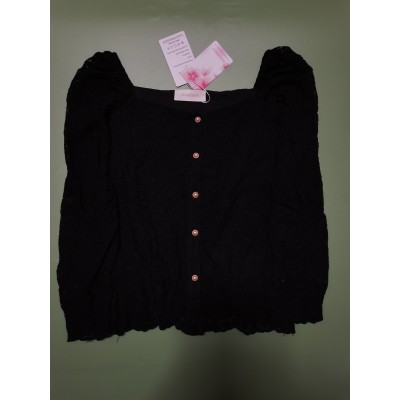 nisorays Women's Long Sleeve Square Neck T Shirt Loose Pullover Tunic Sweater