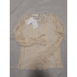 zhishanBH Women's Tops Long Sleeve Elegant Lace Top Blouses
