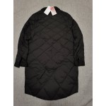 Ohufall Women's Lightweight Quilted Longer Length Coat