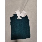 Delaonez Women's Long Sleeve Round Neck Shirts Loose Pullover Sweater