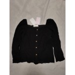 JHLZHS Women's Long Sleeve Square Neck T Shirt Loose Button Down Blouses