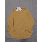 Loyisod Women's Long Sleeve Collar Button Down Shirt Blouse Tops