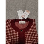 Plcasen Women's Sweater Long Sleeve Knitted Button Down Sweater