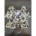 CCMAOLU Womens Tops Floral Summer Button Down Blouse Short Sleeve Shirts
