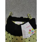 FAIOROI Women's Elegant Polka Dots Print Short-Sleeved Blouse Top