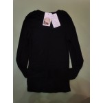 Txmfgh Women's Knit Tops Cold Shoulder Long Sleeve Loose Blouse Sweaters