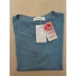 DWSHUM Women's Causal Loose Short Sleeve T-Shirts Cozy Knit Blouse Tops