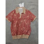 MCVSGQR Womens Summer Tops Casual V Neck Tee Shirts Short Sleeve Fashion Loose Blouse