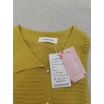 CtWahYsA Women's Short Sleeve Button Down Shirt Casual Summer Blouses Tops