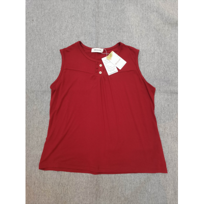 XIUAGANY Women’s Tank Tops Crewneck Sleeveless Casual Summer T Shirts Solid Color Loose Fit Shirt Tees