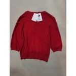Dmlowu Women's Sweater Long Sleeve Loose Pullover Buttons Up Sweater