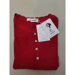Dmlowu Women's Sweater Long Sleeve Loose Pullover Buttons Up Sweater