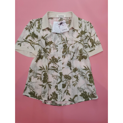 GceSteap Womens Button Down Shirts Short Sleeve Casual Shirts Blouses
