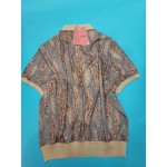 EEVUUT Womens Knitted Shirts Blouses Short Sleeve Collared Blouses