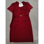 SAWKMW Womens Dresses Short Sleeve Tunic V Neck Dresses