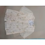 UAMVSH Womens Elegant Short Sleeve Button Down Floral Print Blouses