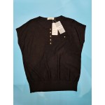 Nkmbld Womens Sleeveless Sweater Button Down Knitted Blouses Sweater Vest