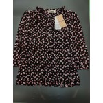 VtModv Womens Tops Floral Print Long Sleeve Blouses